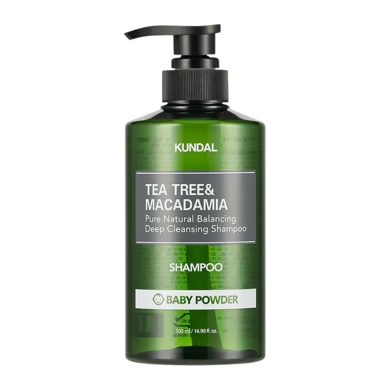 Шампунь глубокое очищение Чайное дерево и макадамия Kundal Tea Tree & Macadamia