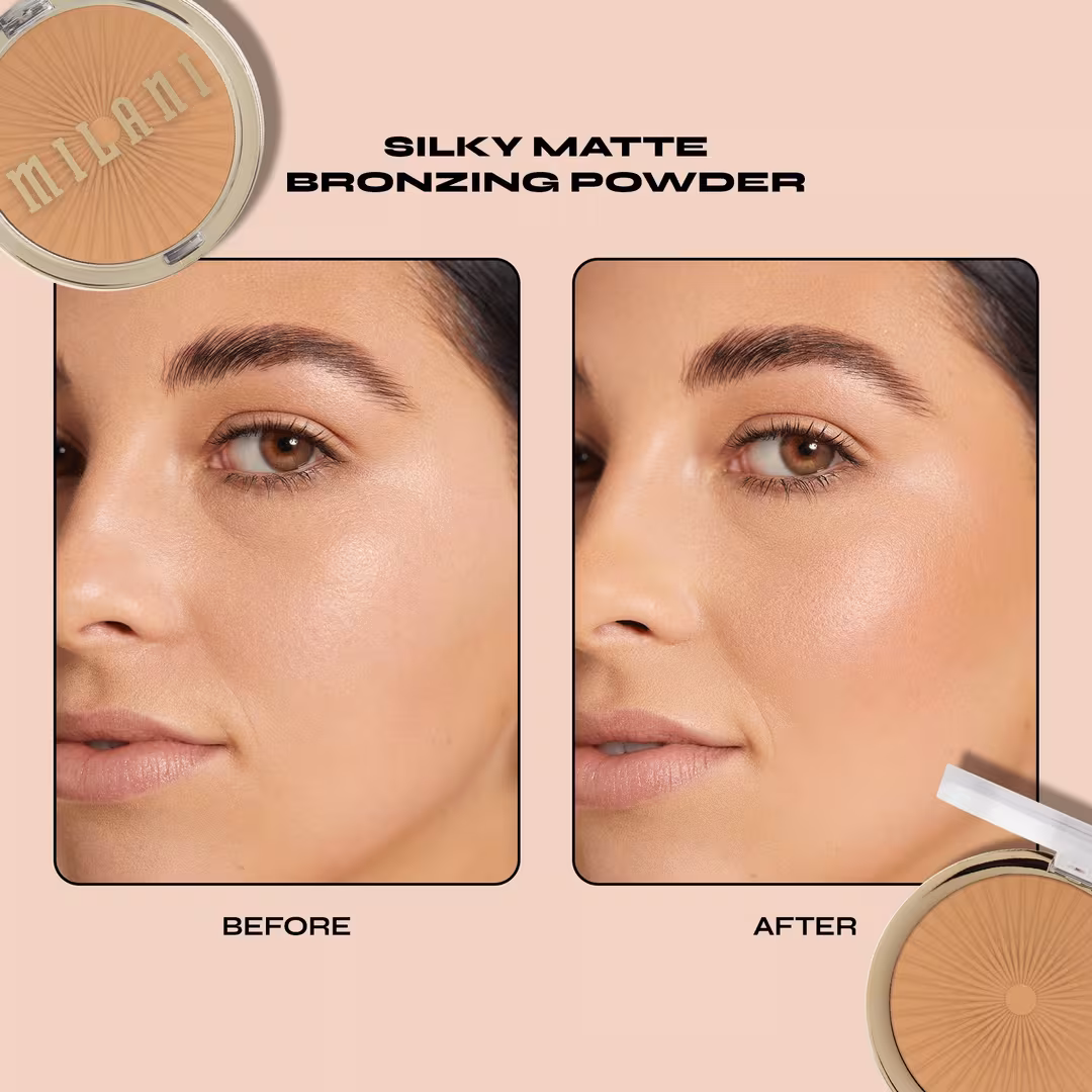 Матирующая бронзирующая пудра Milani Silky Matte Bronzing Powder 02 SUN KISSED