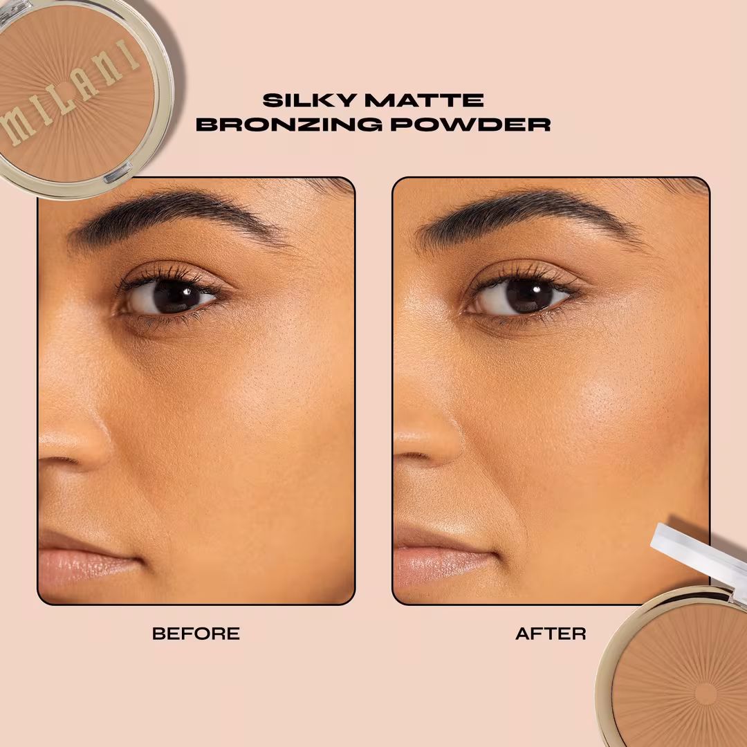 Матирующая бронзирующая пудра Milani Silky Matte Bronzing Powder 02 SUN KISSED