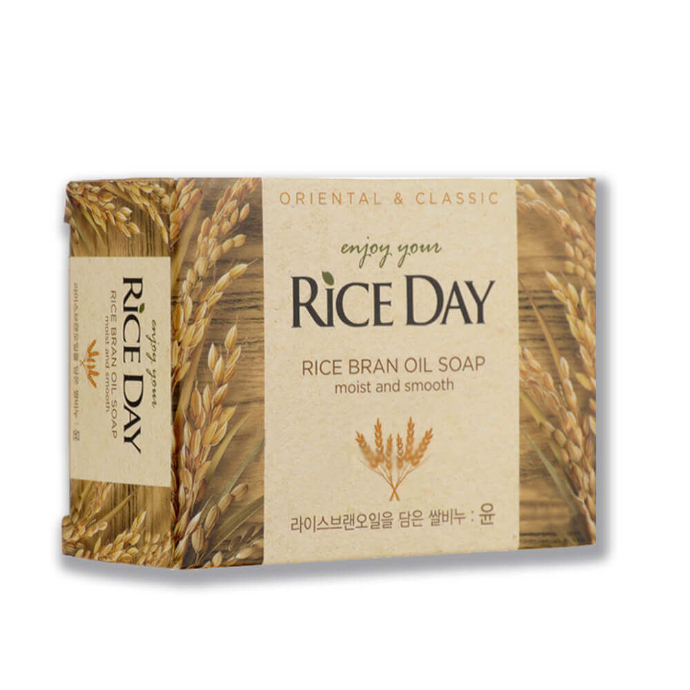 Парфюмированное туалетное мыло с маслом рисовых отрубей Lion Rice Day Soap Yoon