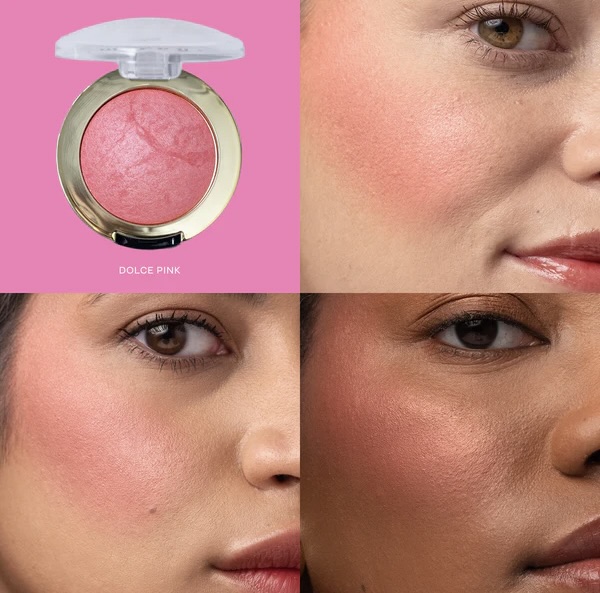 Румяна Milani Cosmetics «Baked Blush», оттенок 01 Dolce Pink