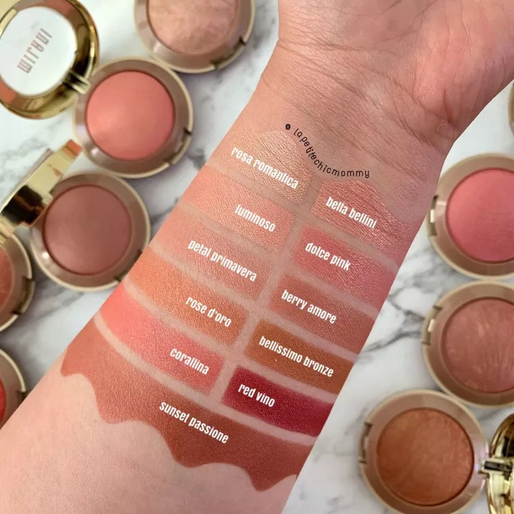 Румяна Milani Cosmetics «Baked Blush», оттенок 01 Dolce Pink