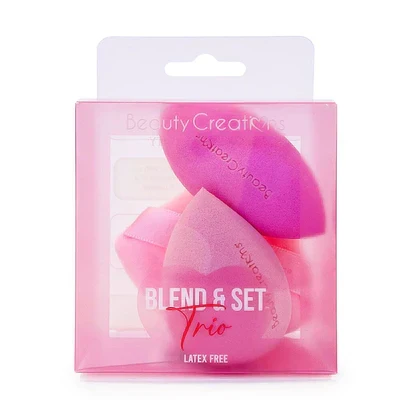 Набор из трех спонж без латекса BLEND - BEAUTY CREATIONS