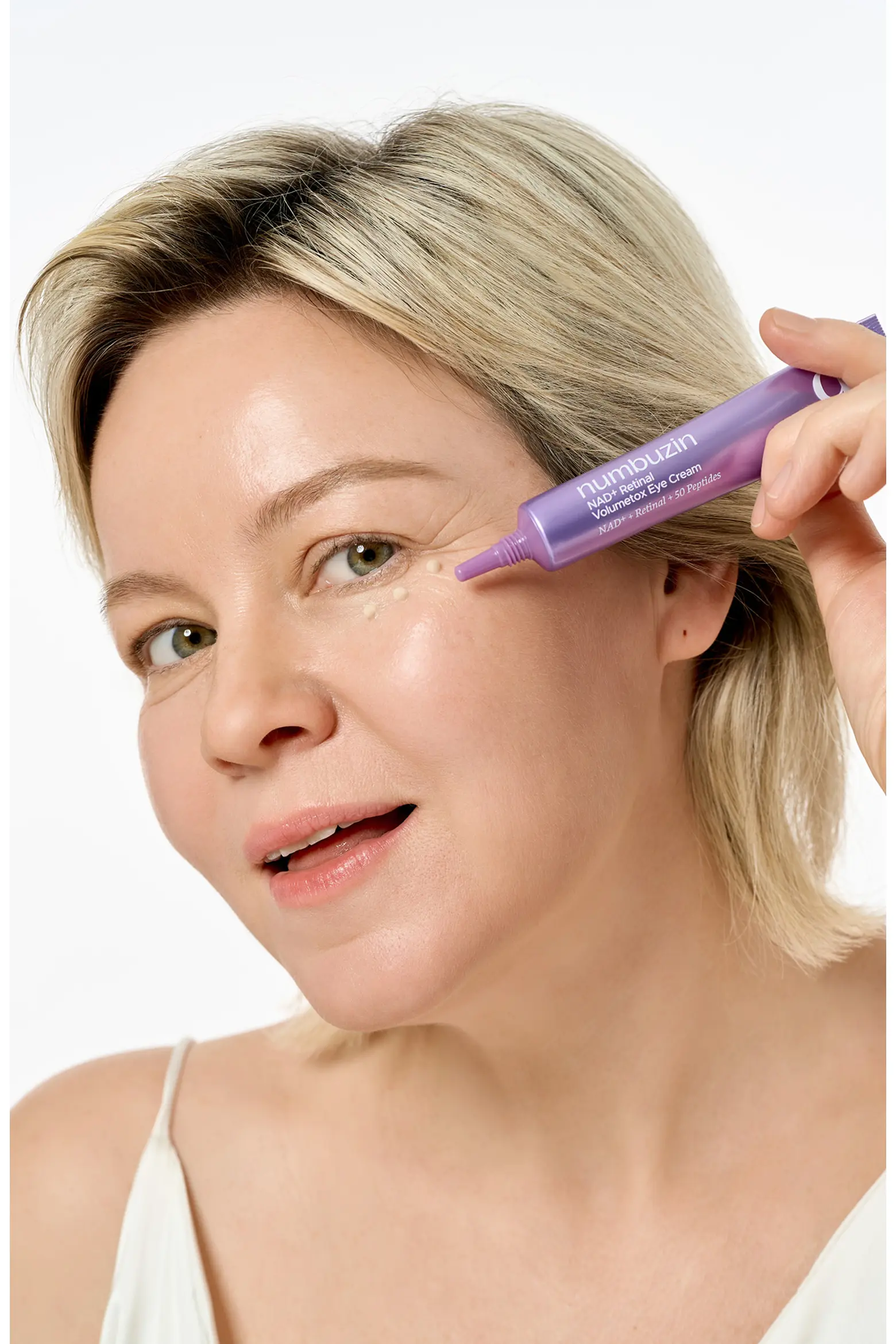 Крем для кожи вокруг глаз с пептидами Numbuzin No.9 NAD+ Retinol Volumetox Eye Cream