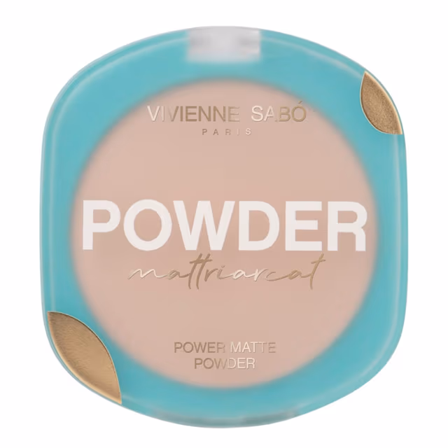 Пудра компактная матирующая VIVIENNE SABO Mattriarcat Power Matte Powder, тон 01