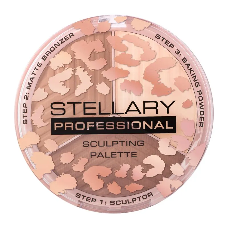 Палетка для контуринга Stellary Face sculptor (скульптор, пудра, бронзер)