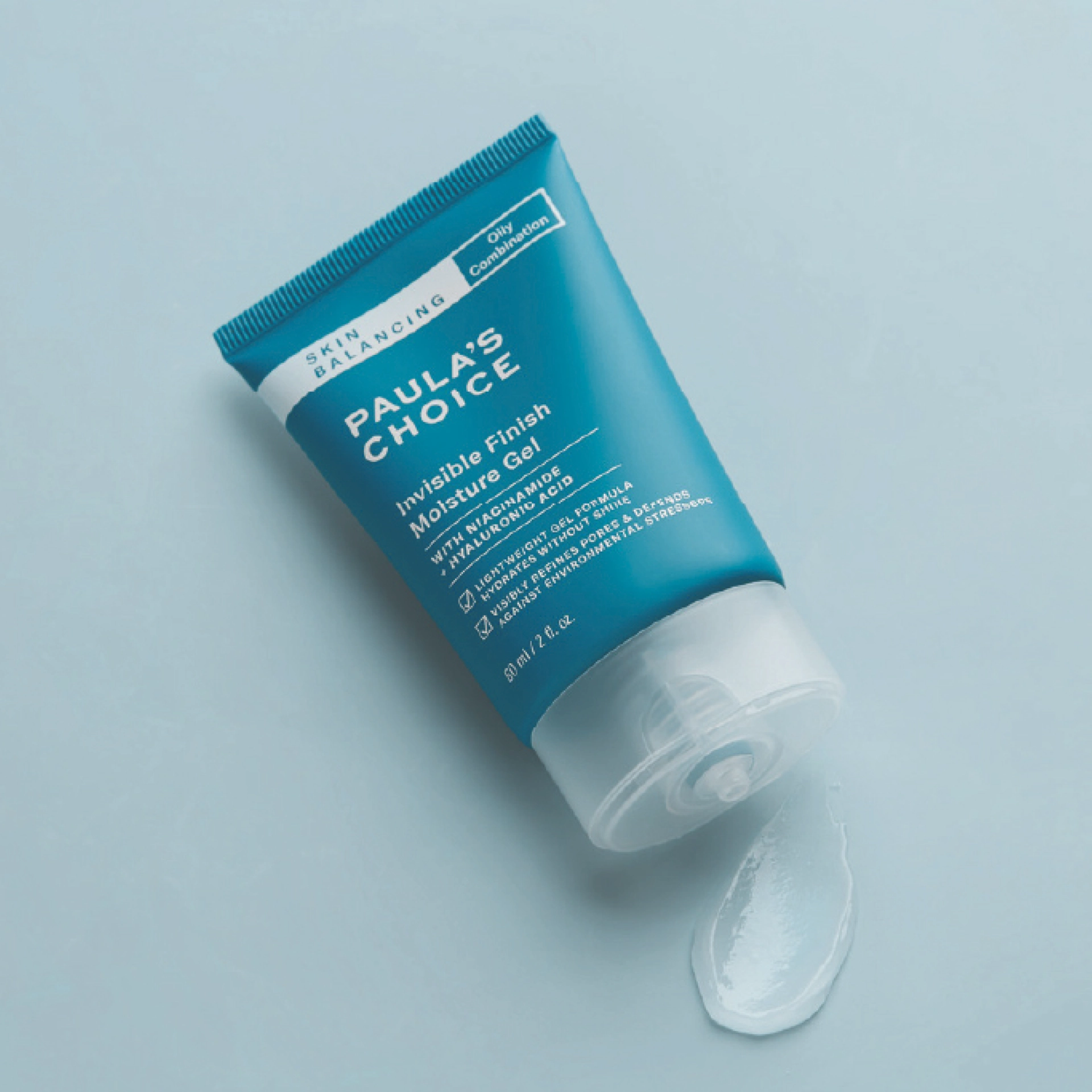 Увлажняющий крем-гель с ниацинамидом и гиалуроновой кислотой Paula’s Choice Skin Balancing Invisible Finish Moisture Gel 60ml