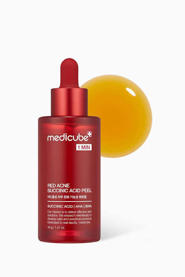 Пилинг для проблемной кожи с янтарной кислотой medicube Red Acne Succinic Acid Peel