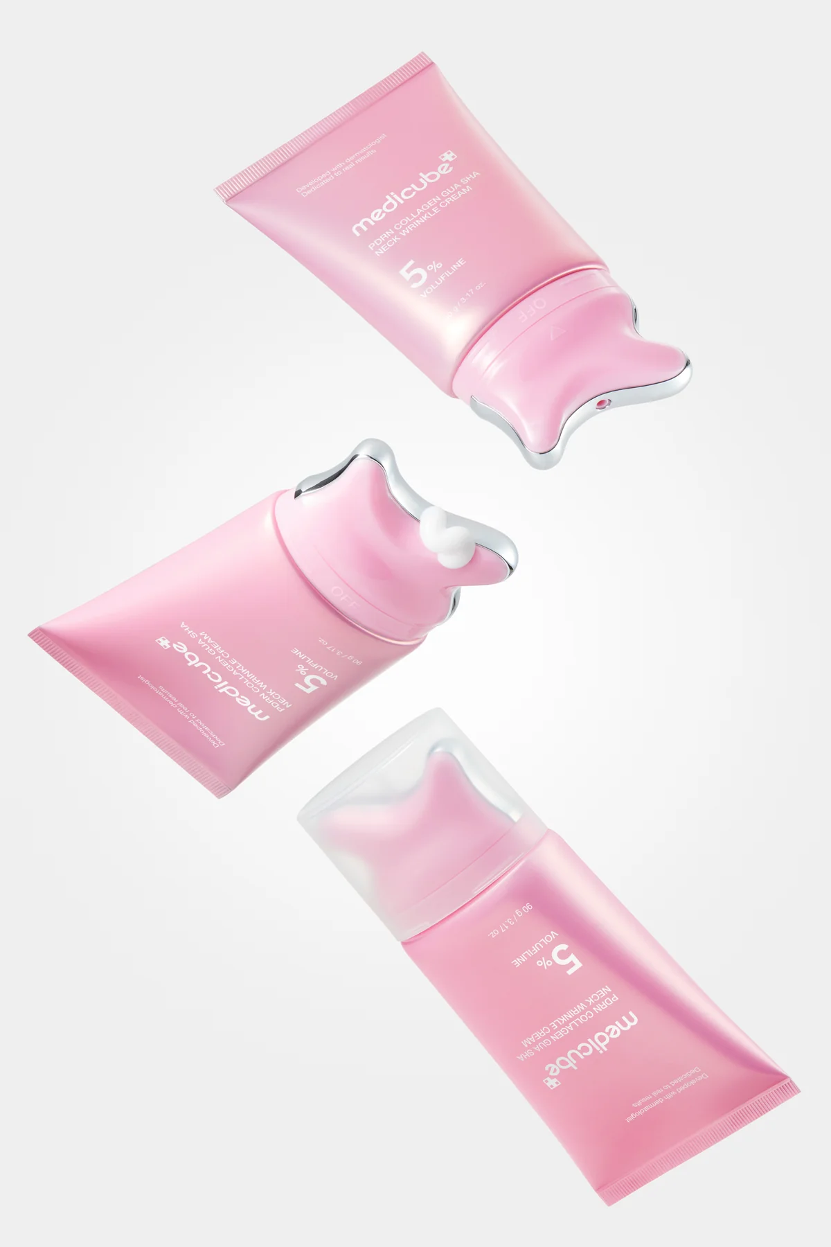 Крем от морщин на шее с коллагеном PDRN и гуаша MEDICUBE PDRN COLLAGEN GUA SHA NECK WRINKLE CREAM90 мл